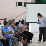 โครงการฝึกอบรมสร้างสุขต้านเศร้า เพื่อลดภาวะซึมเศร้าในผู้สูงอายุตำบลสันทราย ประจำปีงบประมาณ พ.ศ.๒๕๖๙