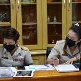 การประชุมคณะผู้บริหารและหัวหน้าส่วนราชการ ครั้งที่ ๑ ประจำปีงบประมาณ ๒๕๖๕