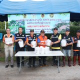 เทศบาลตำบลสันทราย ลงพื้นที่มอบข้าวกล่อง เพื่อช่วยเหลือ บรรเทาความเดือดร้อน