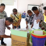ส่งมอบหีบบัตรเลือกตั้ง บัตรเลือกตั้ง แบบพิมพ์ และวัสดุอุปกรณ์การเลือกตั้ง