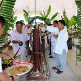 โครงการหล่อเทียนและถวายเทียนจำนำพรรษา ประจำปี 2561