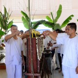 โครงการหล่อเทียนและถวายเทียนจำนำพรรษา ประจำปี 2561
