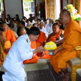 พิธีต้อนรับสัญญาบัตรพัดยศ และแสดงมุฑิตาจิต พระครูบวรธรรมสุนทร