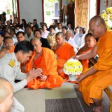 พิธีต้อนรับสัญญาบัตรพัดยศ และแสดงมุฑิตาจิต พระครูบวรธรรมสุนทร