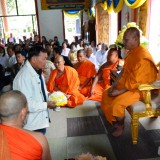 พิธีต้อนรับสัญญาบัตรพัดยศ และแสดงมุฑิตาจิต พระครูบวรธรรมสุนทร