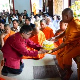 พิธีต้อนรับสัญญาบัตรพัดยศ และแสดงมุฑิตาจิต พระครูบวรธรรมสุนทร