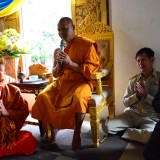 พิธีต้อนรับสัญญาบัตรพัดยศ และแสดงมุฑิตาจิต พระครูบวรธรรมสุนทร