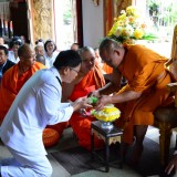 พิธีต้อนรับสัญญาบัตรพัดยศ และแสดงมุฑิตาจิต พระครูบวรธรรมสุนทร