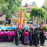 ร่วมพิธีบวงสรวงสักการะพระเจ้าฝาง-พระนางสามผิว 