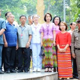 ร่วมพิธีบวงสรวงสักการะพระเจ้าฝาง-พระนางสามผิว 