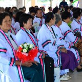 พิธีมอบประกาศนียบัตรให้แก่ผู้ที่สำเร็จหลักสูตร โรงเรียนผู้สูงอายุตำบลสันทราย ประจำปี พ.ศ.2561 