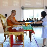 พิธีมอบประกาศนียบัตรให้แก่ผู้ที่สำเร็จหลักสูตร โรงเรียนผู้สูงอายุตำบลสันทราย ประจำปี พ.ศ.2561 