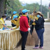 โครงการจิตอาสาพระราชทาน ๙๐๔ วปร. เราทำความดีเพื่อชาติ ศาสน์ กษัตริย์ เทศบาลตำบลสันทราย