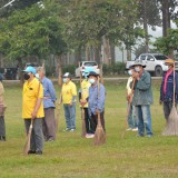 โครงการจิตอาสาพระราชทาน ๙๐๔ วปร. เราทำความดีเพื่อชาติ ศาสน์ กษัตริย์ เทศบาลตำบลสันทราย