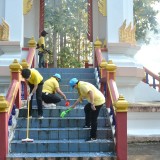 โครงการจิตอาสาพระราชทาน ๙๐๔ วปร. เราทำความดีเพื่อชาติ ศาสน์ กษัตริย์ เทศบาลตำบลสันทราย