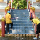 โครงการจิตอาสาพระราชทาน ๙๐๔ วปร. เราทำความดีเพื่อชาติ ศาสน์ กษัตริย์ เทศบาลตำบลสันทราย