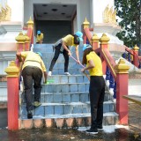 โครงการจิตอาสาพระราชทาน ๙๐๔ วปร. เราทำความดีเพื่อชาติ ศาสน์ กษัตริย์ เทศบาลตำบลสันทราย