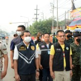 ร่วมพิธีเปิดโครงการป้องกันและลดอุบัติเหตุทางถนน ช่วงเทศกาลสงกรานต์ ประจำปีงบประมาณ ๒๕๖๖