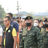 ร่วมพิธีเปิดโครงการป้องกันและลดอุบัติเหตุทางถนน ช่วงเทศกาลสงกรานต์ ประจำปีงบประมาณ ๒๕๖๖