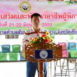 โครงการส่งเสริมและพัฒนาอาชีพผู้พิการตำบลสันทราย 