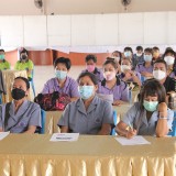 กิจกรรมอบรมตามโครงการการส่งเสริมการดูแลสุขภาพด้วยการแพทย์แผนไทย ประจำปีงบประมาณ พ.ศ. ๒๕๖๕