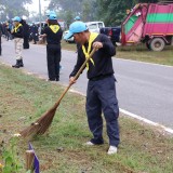 ร่วมกิจกรรมจิตอาสา"พัฒนาสนามกีฬากลางอำเภอฝาง"