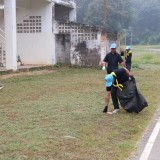 ร่วมกิจกรรมจิตอาสา"พัฒนาสนามกีฬากลางอำเภอฝาง"