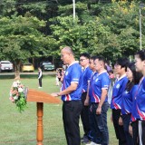 พิธีเปิด-ปิด การแข่งขันกีฬา ตามโครงการแข่งขันกีฬาสัมพันธ์เด็กและเยาวชนในเขตตำบลสันทราย ประจำปีงบประมาณ พ.ศ. ๒๕๗๐