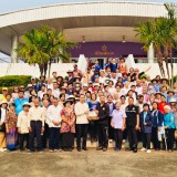 นักเรียนผู้สูงอายุ  โรงเรียนผู้สูงอายุปัญญาภิวัฒน์ เข้าศึกษาดูงาน ณ พิพิธภัณฑ์และศูนย์การเรียนรู้ด้านปิโตรเลียม กรมการพลังงานทหาร