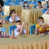 พิธีเปิดการแข่งขันทักษะการคิด คณิตคิดเร็ว เพื่อเด็กและเยาวชนตำบลสันทราย สัมพันธ์ ครั้งที่ ๑