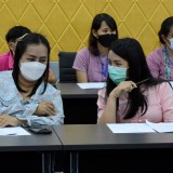การประชุมการจัดเก็บข้อมูลแบบสำรวจความรอบรู้การจัดการความปลอดภัยทางถนน ภายใต้โครงการเสริมพลังชุมชนท้องถิ่นจัดการความปลอดภัยทางถนน
