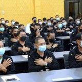 โครงการจิตอาสารักษาความสงบเรียบร้อยในชุมชนตำบลสันทราย