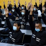 โครงการจิตอาสารักษาความสงบเรียบร้อยในชุมชนตำบลสันทราย
