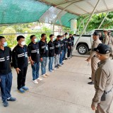 โครงการจิตอาสารักษาความสงบเรียบร้อยในชุมชนตำบลสันทราย
