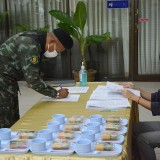 การประชุมเตรียมความพร้อมการป้องกันและแก้ไขปัญหาไฟป่าและฝุ่นควัน PM ๒.๕ ระดับตำบล ตำบลสันทราย