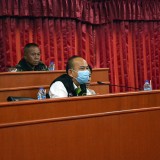 การประชุมเตรียมความพร้อมการป้องกันและแก้ไขปัญหาไฟป่าและฝุ่นควัน PM ๒.๕ ระดับตำบล ตำบลสันทราย