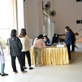 โครงการฝึกอบรมสุขาภิบาลอาหารแก่ผู้ประกอบกิจการสถานที่จำหน่ายอาหาร (ผู้สัมผัสอาหาร) ประจำปีงบประมาณ พ.ศ. ๒๕๖๔