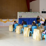 โครงการฝึกอบรมสุขาภิบาลอาหารแก่ผู้ประกอบกิจการสถานที่จำหน่ายอาหาร (ผู้สัมผัสอาหาร) ประจำปีงบประมาณ พ.ศ. ๒๕๖๔