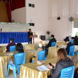 โครงการฝึกอบรมสุขาภิบาลอาหารแก่ผู้ประกอบกิจการสถานที่จำหน่ายอาหาร (ผู้สัมผัสอาหาร) ประจำปีงบประมาณ พ.ศ. ๒๕๖๔