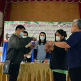 โครงการฝึกอบรมสุขาภิบาลอาหารแก่ผู้ประกอบกิจการสถานที่จำหน่ายอาหาร (ผู้สัมผัสอาหาร) ประจำปีงบประมาณ พ.ศ. ๒๕๖๔