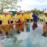 เทศบาลตำบลสันทราย เข้าศึกษาดูงาน ในโครงการเพิ่มประสิทธิภาพในการบริหารจัดการน้ำตามปรัชญาของเศรษฐกิจพอเพียง (ธนาคารน้ำใต้ดิน)