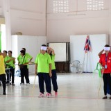 กิจกรรมกีฬาสีโรงเรียนผู้สูงอายุตำบลสันทราย