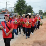 กิจกรรมกีฬาสีโรงเรียนผู้สูงอายุตำบลสันทราย