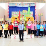 กิจกรรมกีฬาสีโรงเรียนผู้สูงอายุตำบลสันทราย