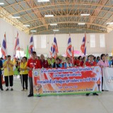 กิจกรรมกีฬาสีโรงเรียนผู้สูงอายุตำบลสันทราย