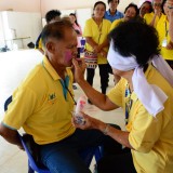 กิจกรรมกีฬาสีโรงเรียนผู้สูงอายุตำบลสันทราย