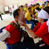กิจกรรมกีฬาสีโรงเรียนผู้สูงอายุตำบลสันทราย