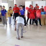 โครงการพัฒนาคุณภาพชีวิตแข่งขันกีฬาพื้นบ้านผู้สูงอายุตำบลสันทราย