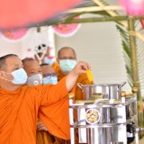  จัดพิธีหล่อเทียนจำนำพรรษา ภายใต้โครงการอนุรักษ์ประเพณีวันเข้าพรรษา ประจำปี ๒๕๖๔