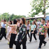 งานสระเกล้าดำหัว นายกเทศมนตรี ประธานสภาเทศบาล และปลัดเทศบาลตำบลสันทราย ประจำปี พ.ศ. ๒๕๖๙